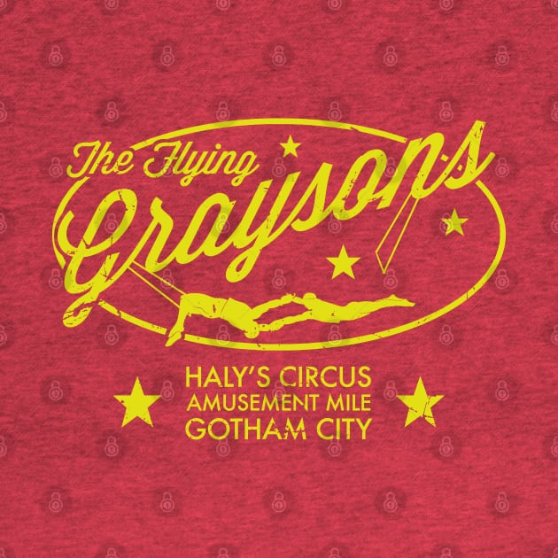 Flying Graysons Yellow by PopCultureShirts